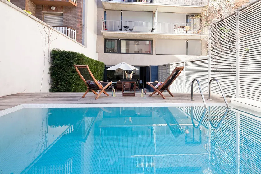 Apartment Barcelona Rentals - Private Pool and Garden Center - Image 1