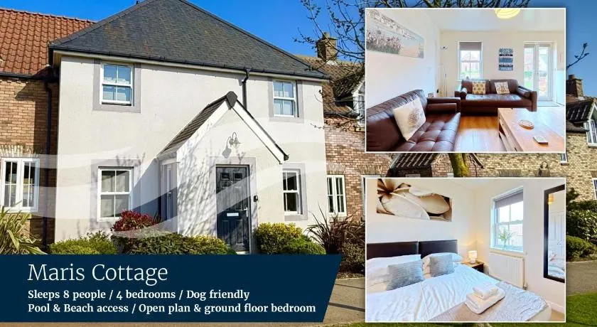 Maris Cottage - Part of the The Bay Filey Holiday Village with pool, gym and direct beach access, pub, restaurant, tennis and meadows walks - Image 1