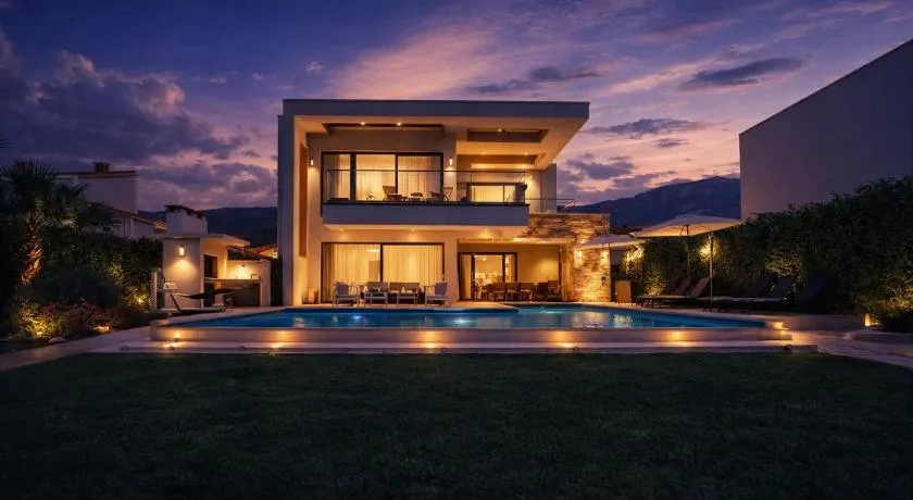 Beachfront Villa with Heated Infinity Pool and Direct Sea Access Kastela near Split - Image 1