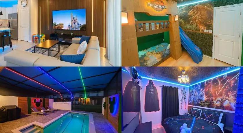 Brand new themed house with pvt pool & game room! - Image 1