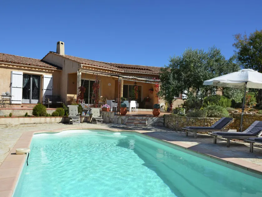 Grandstand view of the Verdon from this villa with private pool in Aups - Image 1
