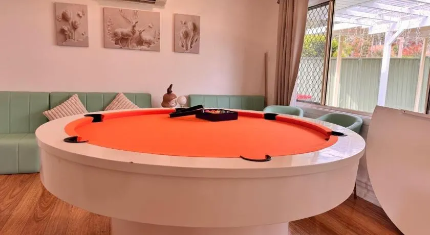 Fairyland Getaway- at Central Coast with XXXL hot Jacuzzi - Perpetual above 35C & Fun - Round pool table and Slide bunk bed - Image 1