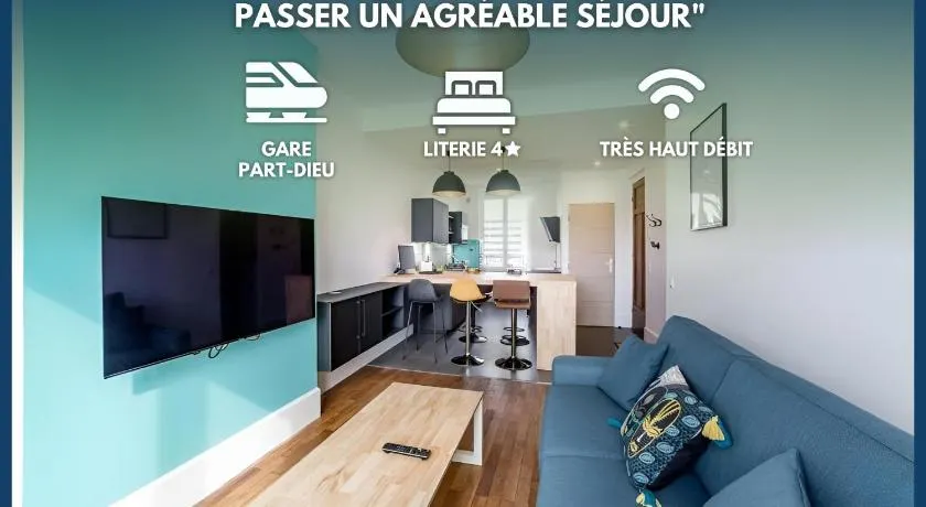 MODERNE - PartDieu l Spacieux l Bureau by Dreamy Flat Lyon - Image 1