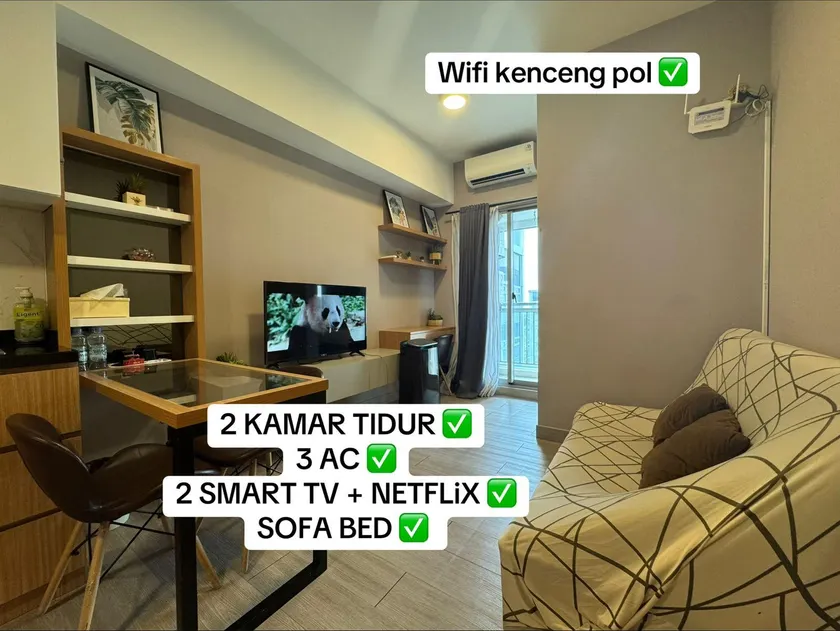 MTOWN RESIDENCE 2BR @SUMMARECON BY GIZL LUXURY - Image 1