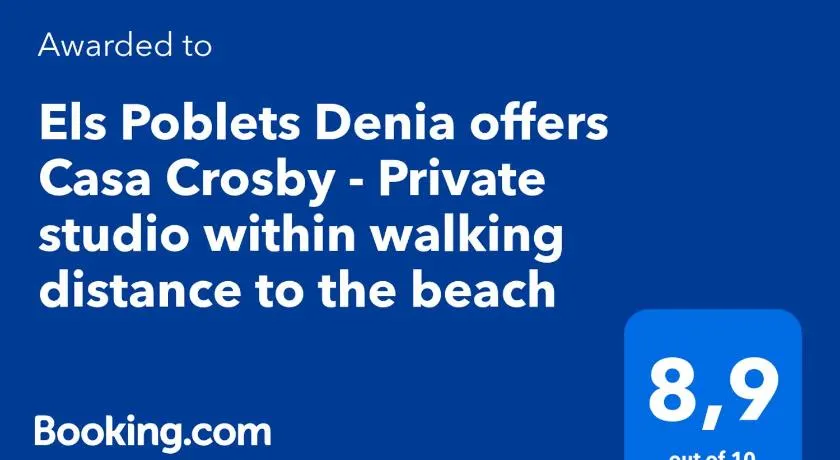 Els Poblets Denia offers Casa Crosby - Private studio within walking distance to the beach - Image 1