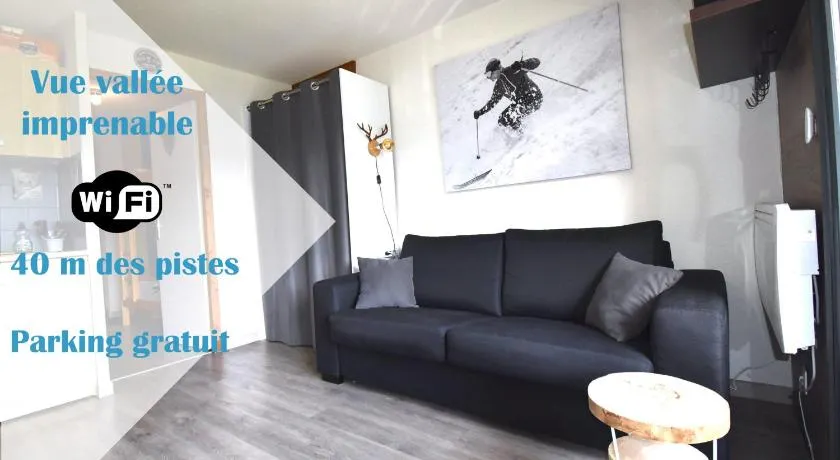 Au Pied des Pistes B48, Chaleureux studio 4 pers, balcon plein SUD, DRAPS NON COMPRIS - Image 1