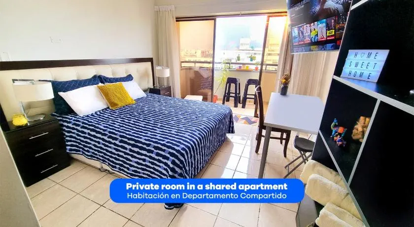 Habitación con Baño privado en Departamento Compartido - Image 1