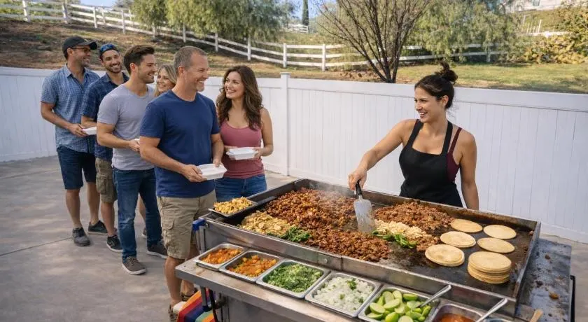 Ask about the 100 Dollar Taco Caterer for 10 and Free Wine Tickets - Image 1