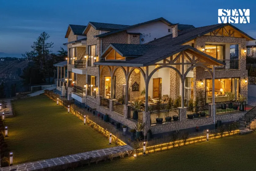 StayVista at Raj Bagh with BBQ & Bonfire - Mashobra - Image 1