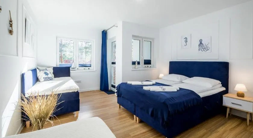 APARTAMENT 17B BLUE MARINE BASEN BRODZIKI PLAC ZABAW the BEST OF PODDĄBIE przy plaży - Image 1