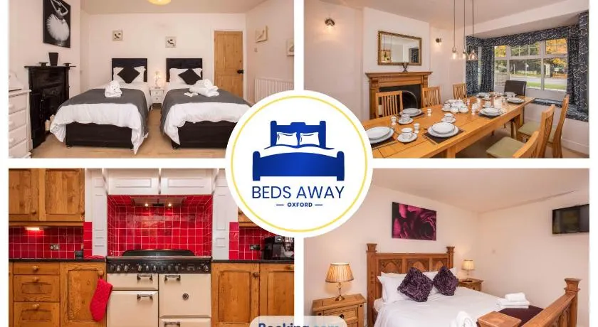 Tolkien View House in Oxford By Beds Away Short Lets & Serviced Accommodation With Outdoor Fireplace & Free Private Parking - Image 1