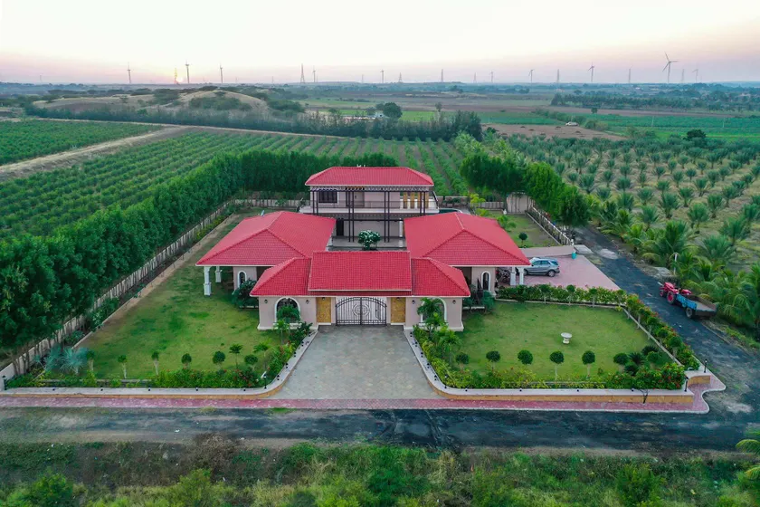 Desert Palms by StayVista in Kutch, nestled in orchards, features a swimming pool and a scenic balcony for a serene getaway - Image 1
