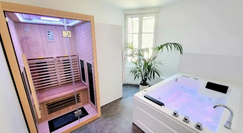 Appart SPA 80m2 avec terrasse balcon jacuzzi et sauna privatif en hyper centre Place Drouet d'Erlon - Image 1