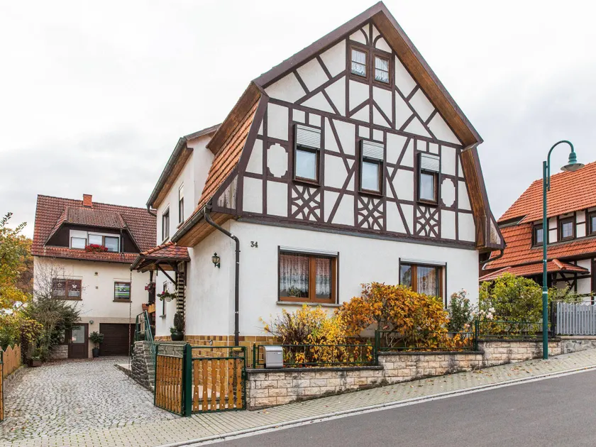 Holiday home in Thuringia with private terrace, use of a garden and pool - Image 1