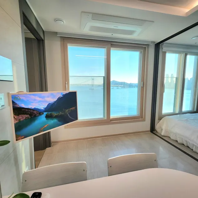 #Busan#Gwangalli#Gwangandaegyo#Full Ocean View#Emotional Accommodation#2 Beds#50% Parking Support - Image 1
