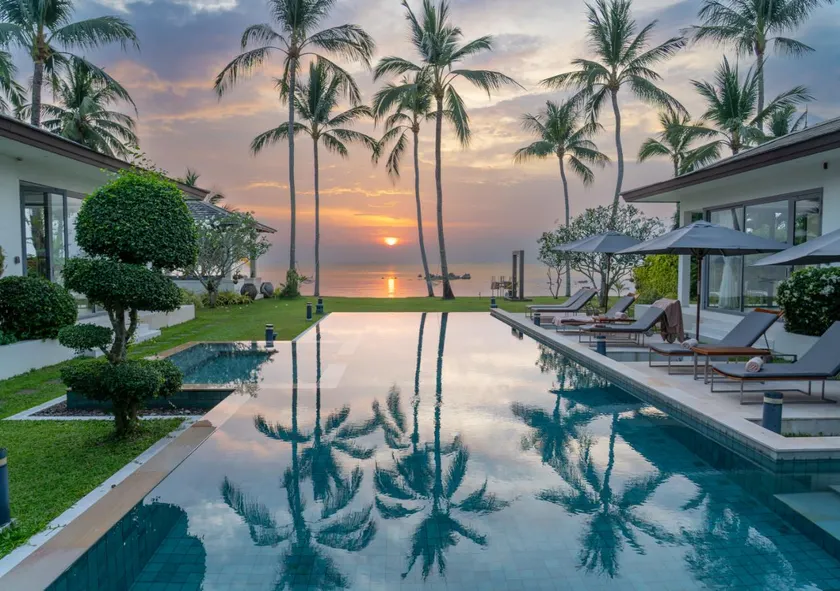 Baan Asan | 5BR Taling Ngam Beachfront Beach Villa - Image 1