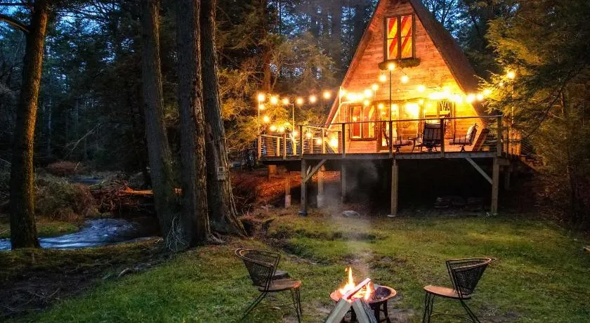 Enchanting River- Water Front A-Frame Cabin - Image 1