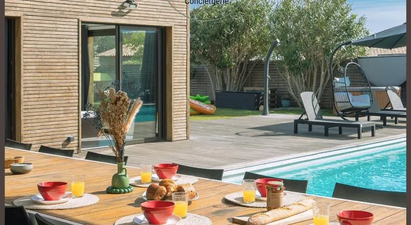 Villa Dalotya 6-8 suites-piscine-spa-5' plage - Image 1