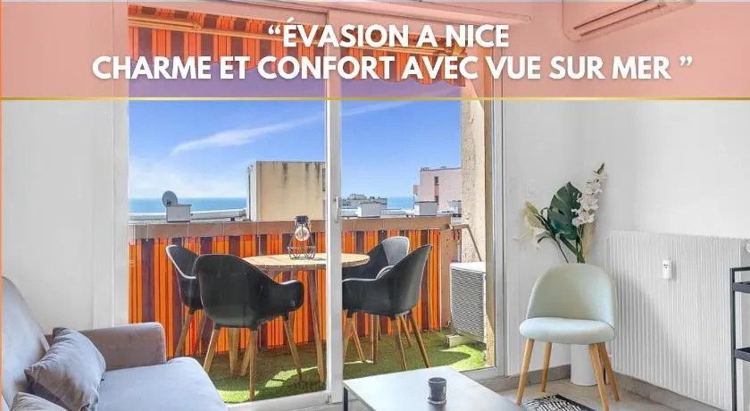 Bel appartement vue mer proche de la promenade des anglais - Image 1