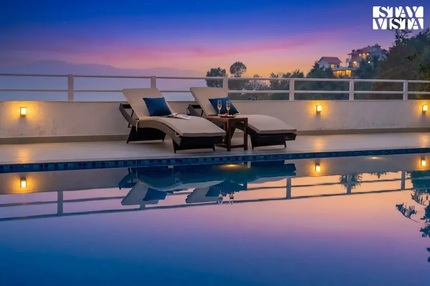 StayVista at IRIS with Outdoor Pool & Bonfire - Image 1