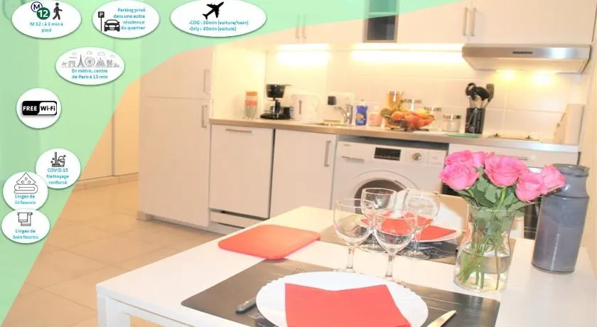 Appartement tout équipé, cosy (1 station de Paris) - Image 1