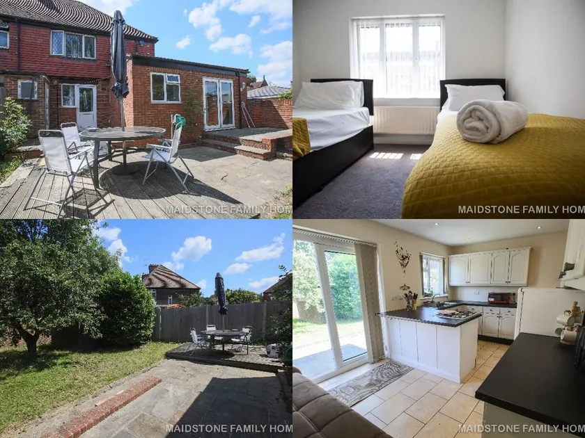BridgeCity 4 bed House in Maidstone Free Parking - Image 1