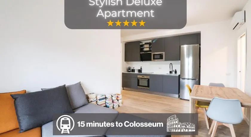 Modern Deluxe 2 Suites Apartment - 15min Colosseum & Metro 5min - AC, Wifi - Image 1