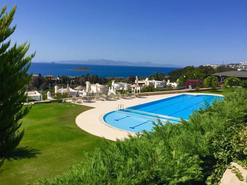 Sea View & Shared Pool - 2 BR House in Bodrum - Image 1