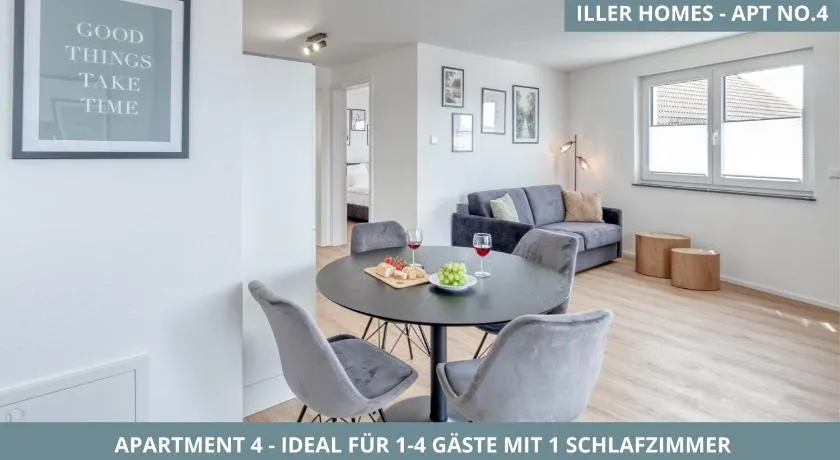 Iller Homes - 5 x Moderne Fewos je 1bis2 oder 1bis4 Pers mit Küche u Balkon - Parkplätze vorhanden - Image 1