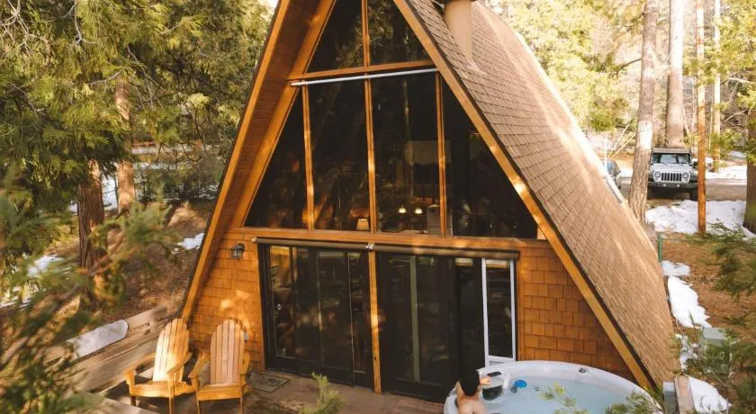 Idyllcove Fenced Mid-Century A-Frame - Image 1