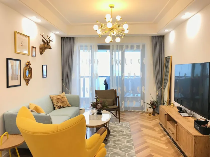 Beach view room, Nordic style一线海景房 海上民宿 北欧风格 - Image 1