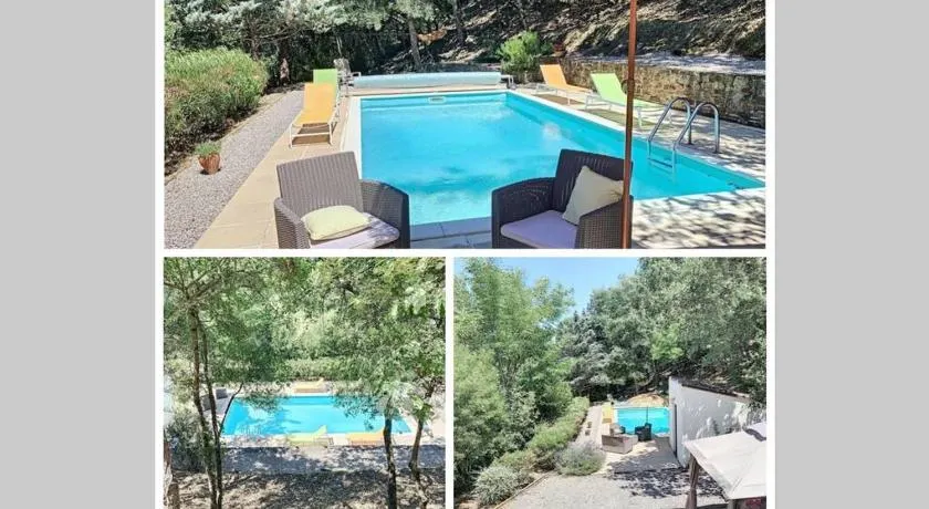 Maison avec piscine chauffée entre mer et montagne - Image 1