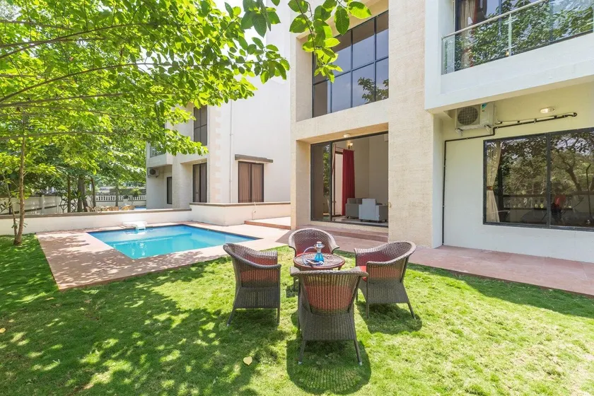 StayVista at Greenwoods Villa 8 with Private Pool, Terrace, Lift & Ping-Pong Table - Image 1