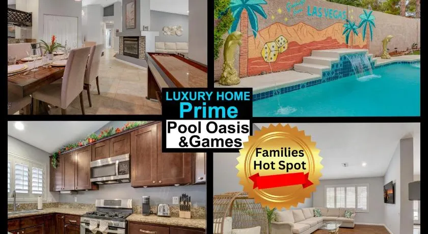 Mirage Pool House - Heart of LV, Swimming Pool, Games, heavenly relaxation - Image 1