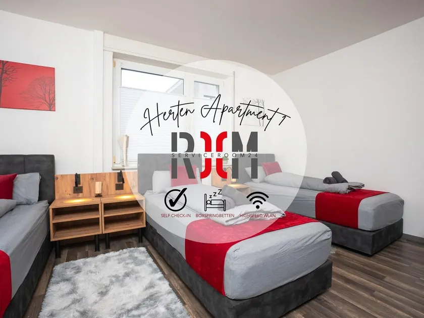 Livemore24 - Apartment 1 in Herten West WLAN - Smart-TV - 24-7 Check-in und Küche - Image 1