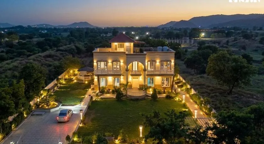 StayVista at The Farm 15 with Pool, Lawn & Scenic View near NIMS & Amity University Jaipur - Image 1
