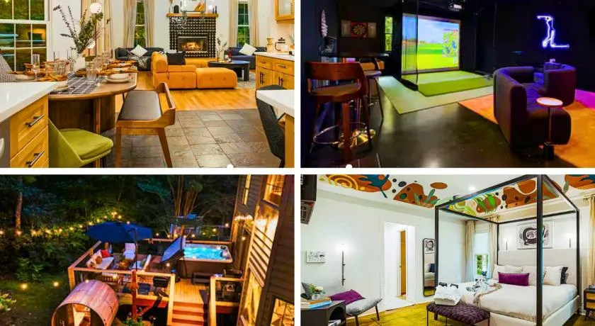Luxury Escape! Golf Sim, Sauna, Hot Tub & Game Room Bliss - Image 1