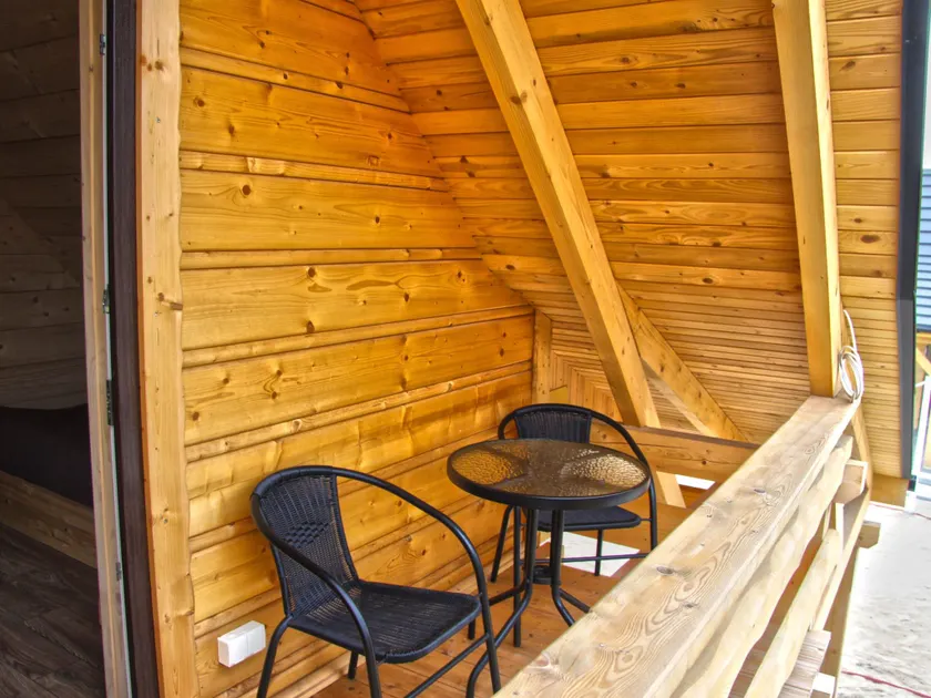 A wooden, eco-friendly house by the Goszcza lake Living room, 2 bedrooms - Image 1