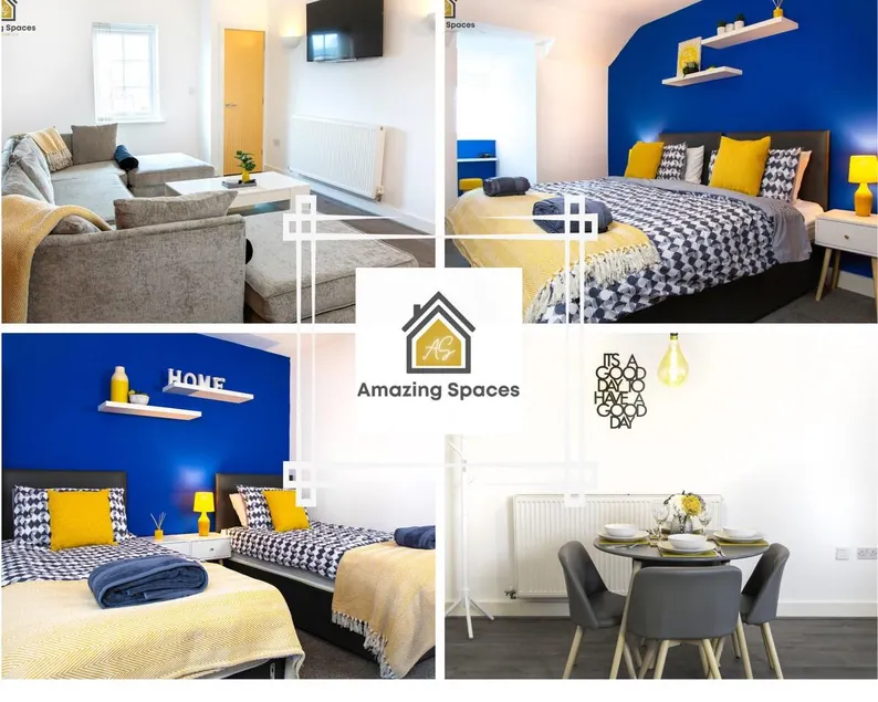 LARGE UNIQUE 2 BEDROOM DUPLEX APARTMENT WITH PRIVATE PARKING & FREE WIFI - VAT QUALIFYING BY AMAZING SPACES RELOCATIONS Ltd - Image 1