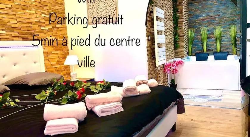 La suite romantique Jacuzzi,parking gratuit,centre - Image 1