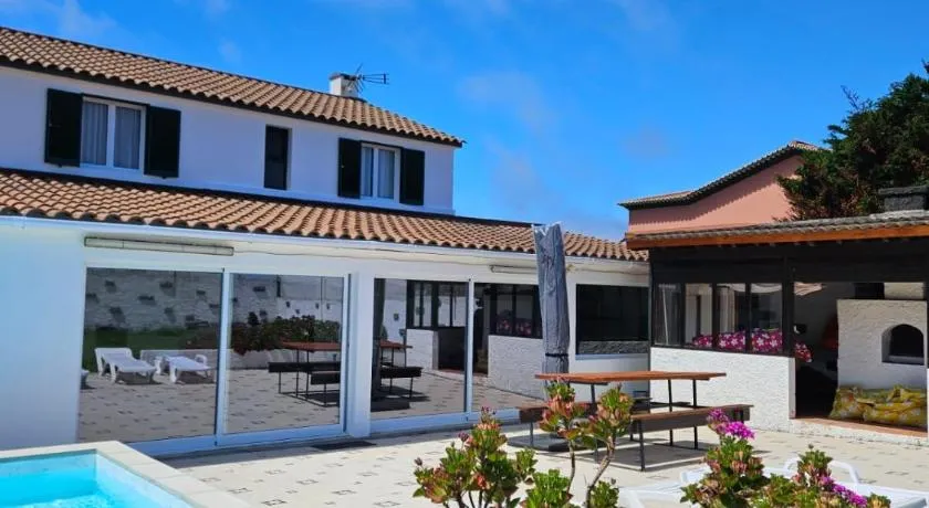 Casa da Uva-Mosteiros House-Family-Friendly Rustic Retreat 1KM from the Sea, Private Small Heated Pool, Garden & Games Area - Image 1