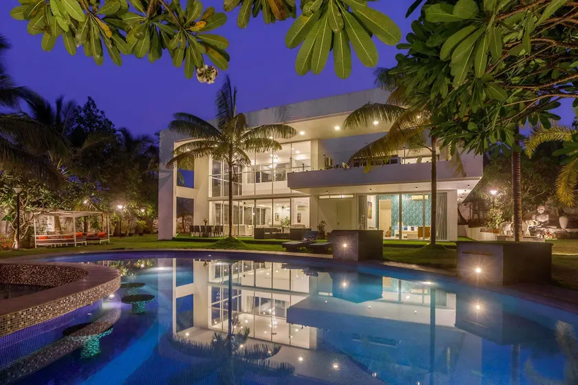 Villa Capri by StayVista - Featuring a swimming pool, mountain view and snooker table - Image 1