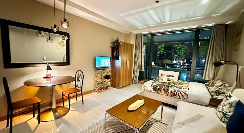 Studio with Balcony at Gramercy with Pool Gym Sauna - Image 1
