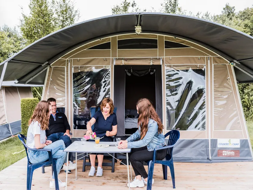 Nice tent lodge on the edge of a forest - Image 1