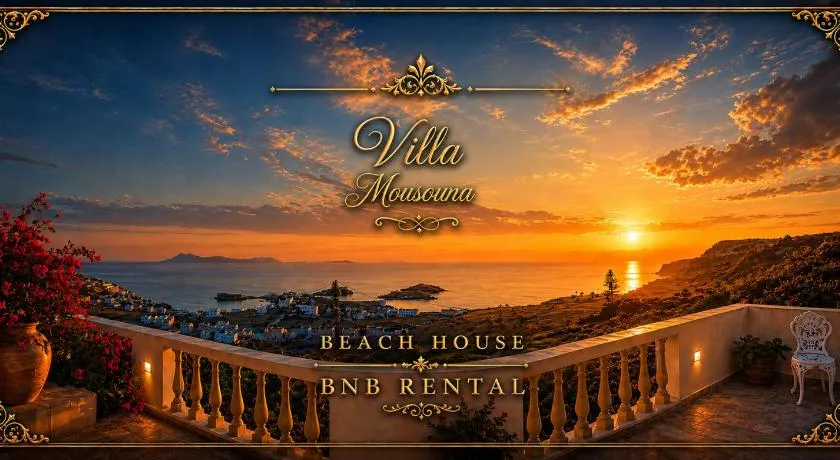 Villa Mousouna- Panoramic SeaView Oasis in Lefkos - Image 1