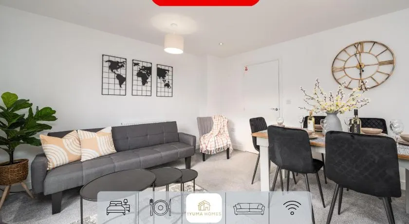 3 Bedroom House By The Yuma Homes Short Lets & Serviced Accommodation In Kent With Wifi & Parking - Image 1