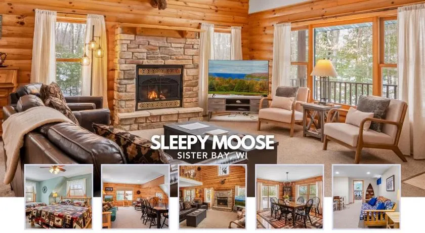 Cozy Cabin In Sister Bay Hottub Firepit Dogs - Image 1