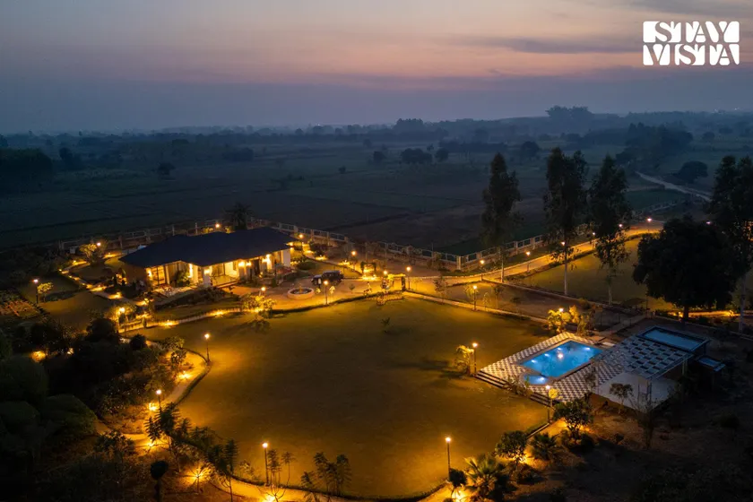 StayVista at Treeansh with Pool, Lawn - Image 1