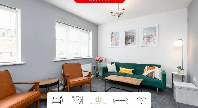3BR House By The Yuma Homes Short Lets & Serviced Accommodation Ashford Ideal For Contractors - Image 1