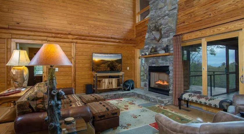 Blissful Bears Mountain · Blissful Bear Cabin, Long Range View 2 - Image 1